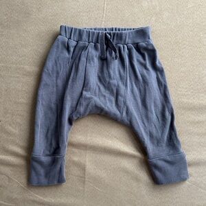 Kate Quinn Charcoal Kids Panda Pants 6-12mo.